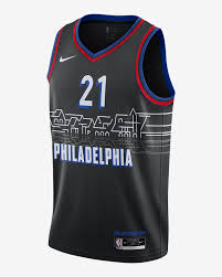 Like most city nickname jerseys, these would be better with the actual city name or team name on the front. Camiseta Nike Nba Swingman Philadelphia 76ers City Edition Nike Com