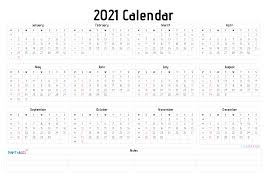 The one page annual planner template can be used as a project timeline tracker. Free Printable 2021 Calendar Templates Free Printable 2021 Monthly Calendar With Holidays