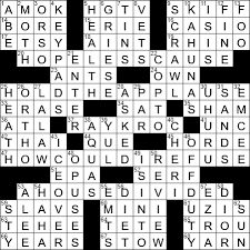 0323 20 Ny Times Crossword 23 Mar 20 Monday Nyxcrossword Com
