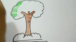 Very Simple Way To Draw And Colour A Tree Very Easy Simple Steps For Kids Teach To Draw And Colour Youtube See more ideas about tree drawing, tree drawing simple, tree.