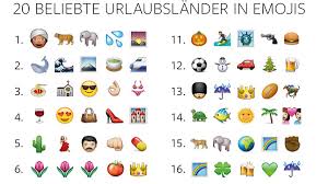 Get meaning, pictures and codes to copy & paste! Richtig Geraten Urlaubslander In Emojis Die Losungen Zum Quiz Welt