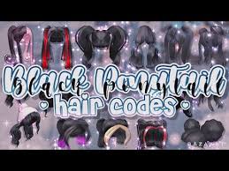 Comment what codes you want and. Black Ponytail Roblox Id Code 05 2021