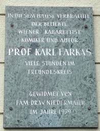Join facebook to connect with karl farkas and others you may know. Gedenktafel Karl Farkas Eroicagasse Wien Geschichte Wiki