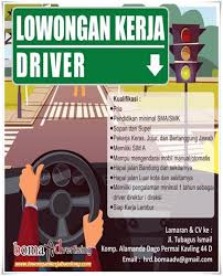 Pendidikan min sd semua jurusan. Lowongan Kerja Karyawan Driver Boma Advertising Lowongan Kerja Bandung Lowongankerjabandung Com