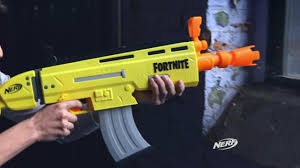 If you don't mind spending a bit more, the biggest and most expensive nerf gun in the new range costs £49.99. Nerf Fortnite Blasters Accessories Videos Nerf