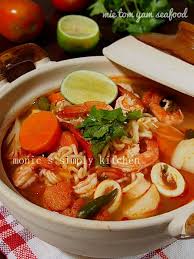 Mie Tom Yam Resep Masakan Resep Makanan Resep Makanan Asia