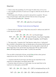Bidding Stayman Convention Responder Holding 4 Card Major In Response To Opening Of 1nt Cambridge University Bridg Bridge Card Bridge Card Game Play Bridge