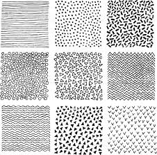 Hand Drawn Patterns Set Royalty Free Stock Vector Art Hand Drawn Pattern How To Draw Hands Texture Drawing