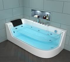 120 x 36 cm, schlauchlänge: Whirlpool Badewanne Links 170x80 Cm Mit 4 Massage Dusen Mit Armaturen Glasfront Fur Badezimmer Supply24