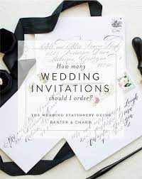 How Many Wedding Invitations Should I Order Banter And Charm Order Wedding Invitations Wedding Invitations Letterpress Wedding Invitations