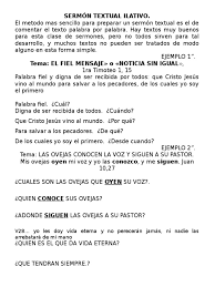 Sección de bosquejos biblicos, y predicaciones cristianas para predicar la palabra de dios. Sermon Textual Ilativo Salvacion Jesus