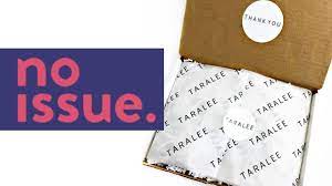 Custom logo packaging is affordable and easy to order with noissue.co! No Issue Review Custom Tissue Paper Stickers I Taralee Youtube