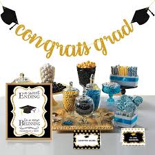 Place the salad in a pretty metal bowl with ice to keep fresh and cold. Amazon Com Graduation Decorations 2021 Candy Bar Buffet Glitter Banner Sign Label Tent Cards Set Grad Party Supplies Decor For Highschool Prek Black And Gold Toys Games