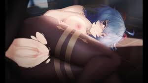 Harter Schwanz füllt die Muschi des schläfrigen Anime-Mädchens Ganyu mit  Sperma