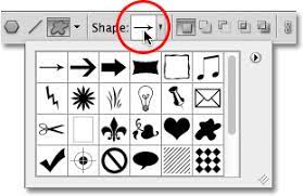 Tools are essential to work in photoshop, there are move tool to move objects, type tool to type text, magic wand to create selections, zoom tool to zoom image in. The Custom Shape Tool In Photoshop
