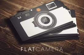 Powered by optical character recognition (ocr) technology, they use your smartphone's camera to scan business cards and automatically. Illussion Camera Logo Visiting Card