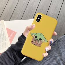 Buy Cartoon Cute Funny Baby Yoda Meme Silicone Soft Shell Phone Case For Iphone At Tweggo Com Free Shipp Phone Case Diy Paint Cute Phone Cases Bff Phone Cases