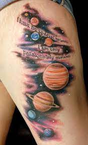 Rocket tattoo designs are a popular choice among outer space enthusiasts and science fans and are appropriate for both men and women. 40 Amazing Outer Space Tattoo Designs And Ideas Ndash Dzinelava Space Tattoo Planet Tattoos Galaxy Tattoo Sleeve