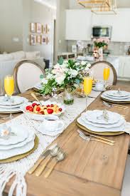 Bridal Brunch Table Setting With Mackenzie Childs Haute Off The Rack Table Settings Everyday Farmhouse Table Setting Brunch Table
