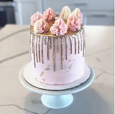 Summer Vibes Glamorous Rose Gold 18th Birthday Cake 20 Fabulous Drip Cakes Inspiration Find Your Cake Inspiration