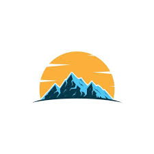 Elemento De Montanha Modelo Vector Ilustrasi Alam Ilustrasi Grafis