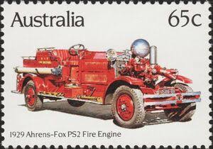 Ahrens-Fox fire engine, 1929