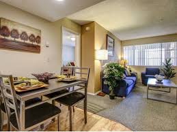 One bedroom may serve as the master with its own bathroom, with the other being smaller and with a shared common bathroom. Villas On Apache Apartments Tempe Az