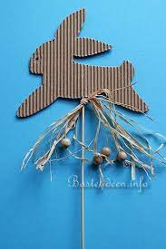 Sonner, oder auch eine bunte blume. Basteln Mit Kindern Zu Ostern Osterhase Blumenstecker