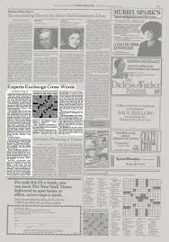 Puzzles can help kids develop fine motor skills while they exercise critical and logical thinking muscles. Puzzle Makers Exchange Cross Words The New York Times