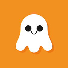 Check spelling or type a new query. Cute Halloween Ghost Cartoon Character 1826266 Vector Art At Vecteezy