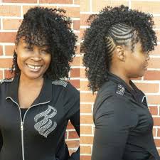 Side Mohawk Water Wave Crochet Braids Hair Styles Braided Mohawk Hairstyles Mohawk Hairstyles