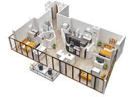 25 Two Bedroom House Apartment Floor Plans Apartment Floor Plans Floor Plan Design Two Bedroom House