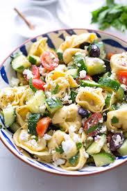 Griechischer Tortellinisalat Kochkarussell Rezept Tortellinisalat Tortellinisalat Rezept Tortellini