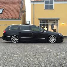 Black Passat B6 Rotiform Vw Wagon Vw Passat Car Volkswagen