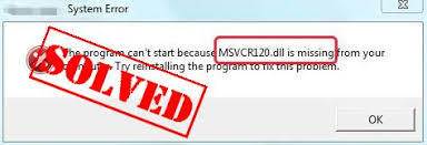 Download missing or corrupted dll files and put them in system folder. Best Solutions To Fix Msvcr120 Dll Is Missing In Windows Driver Easy