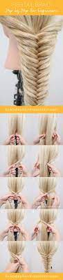 Fishtail braids have two main strands alternately pinching small bits of hair from the outside of those two strands alternating. here's how to achieve the look: How To Fishtail Braid Everyday Hair Inspiration Fishtail Braid