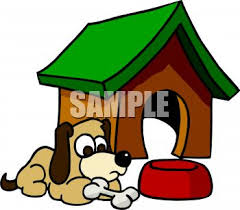 Dog outside illustrations & vectors. Royalty Free Clipart Image Cartoon Of A Dog Sitting Outside His Doghouse