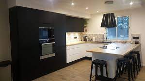 cuisine blanche et noire moderne cuisine moderne blanche meuble cuisine blanc cuisine moderne