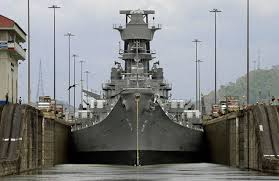 Iowa Class Battleships Are The Widest Ships To Ever Use The Panama Canal Uss Iowa Battleship Us Navy Ships