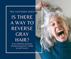 More than 1,000 of the most effective natural home remedies, a mixture of thistle oil and coconut oil can be applied to the hair to help reverse gray hair over time. Is There A Way To Reverse Gray Hair Two Southern Sweeties