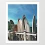 Profile Picture of Surf Life Art Print by Ashley Lapka Art - Society6 (@society6.com) on Google