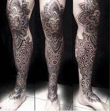 It goes from the top shoulder area all the way down to your wrist; Amazing Leg Sleeve Mandala Knee Leg Tattoos Leg Sleeve Tattoo Tattoos For Guys