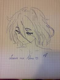 Another great drawing of naruto. Anime 825507 Leave Me Alone Draw And Anime Girl On Favim Com