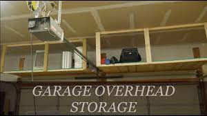 Freestanding shelving unit diy 13. Easy Diy Overhead Garage Storage Rack Youtube