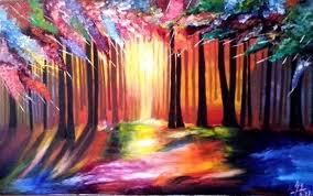 Artistas y tipos de ✅. Obra De Arte Bosque De Luz Artistas Y Arte Artistas De La Tierra