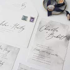 Modern Romantic Classic Industrial Wedding Invitation Suite By Pink Custom Designed Wedding Invitations Quality Wedding Invitations Invitation Design Template