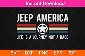 Download Jeep America Life Is A Journey Svg File Graphic By Graphic School Creative Fabrica SVG Cut Files