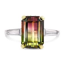 Custom Watermelon Tourmaline Ring Wixon Jewelers Watermelon Tourmaline Ring Tourmaline Ring Jewelry Rings Diamond