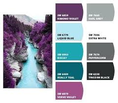 When making a look based on one of those, you would want to include opposed colors make awesome images as well: Image Result For What Goes With Purple And White Teal Color Schemes Color Schemes Colour Palettes Turquoise Color Palette