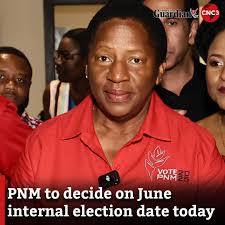 The People's National Movement's (PNM) General Council meets in special  session today to discuss a proposed date for its internal election. Party  sources say the date of June 25 is under heavy